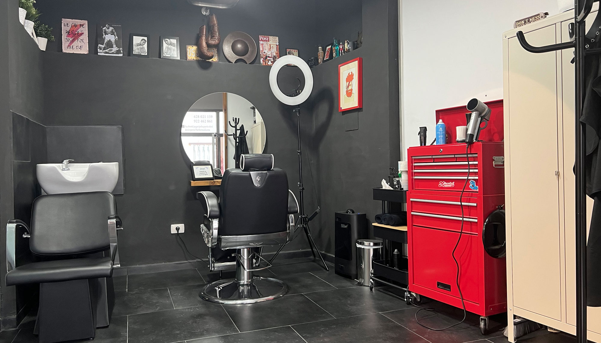 Barbería en La Palma, Canarias